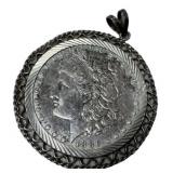 1886 Morgan Silver Dollar Pendant