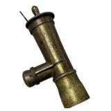 Antique Brass Powder Flask or Measure
