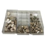 Collection of lead Civil War-era mini balls and ri