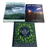 Coffee Table Books Lot of 3 Golf/TX