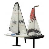 RC Sailboat Pair DragonFlite & Force