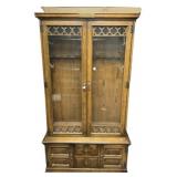Oak Gun Cabinet by Gun Box