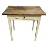 Farmhouse Pine Table with Drawer