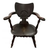 Victorian Carved Man Armchair