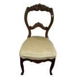 Victorian Carved Balloon Back Chair