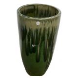 Green Drip Glaze Ceramic Vase