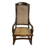 Victorian Cane Seat Rocking Chair