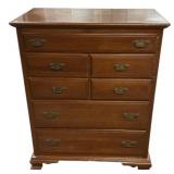 Cherry Colonial Style Chest of Drawers