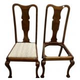 20th century Queen Anne Dining Chairs