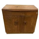Wakefield Mid-Century Maple Storage Cabinet