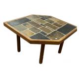 Mid-Century Slate Top Coffee Table