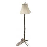 63"h., 15"w Brass Tripod Base Floor Lamp