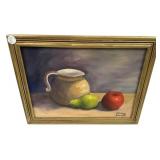 14.5"h Chelsea Burnett Still Life Oil Painting