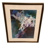 Ruth Reese Abstract Mixed Media Painting