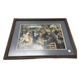 19"h 23"w Renoir Bal du Moulin de la Galette Pri
