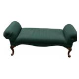 Queen Anne Style Upholstered Bench