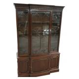 Mahogany Chippendale Style China Cabinet
