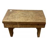 Primitive Wood Step Stool