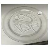 Lalique 1968 Crystal Annual Plate