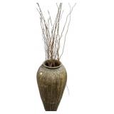 Decorative Floor Vase with Branches