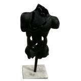 Sagebrook Home Metal 16" Cracked Bust on Stand