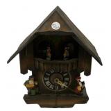 German-Style Cuckoo Clock w/ Figures