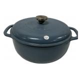 Le Creuset Blue Enameled Cast Iron Dutch Oven