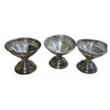 1.950 ozt Sterling Dessert Bases