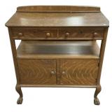Antique Quarter Sawn Oak Sideboard