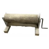 antique wooden clothes wringer