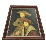 24.5"w., 29.5"h., Renaissance Style Portrait Pri