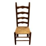 Wooden ladderback chair.