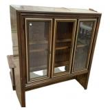 Art Deco Glass-Front Display Cabinet