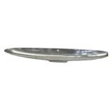 36"w Elongated Oval Metal Serving Tray