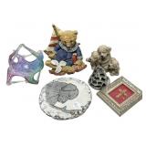 Decorative Figurines & Art Glass Lot