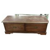 Vintage Cedar Chest with Two Drawers