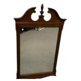 Cherry Broken Pediment Wall Mirror