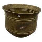 Hammered Brass Planter Pot