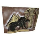 Egyptian Black Panther Mirror Wall Art