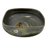 Handmade Stoneware Square Bowl