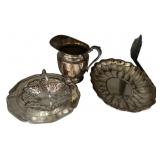 Silver Plate Serving Pieces Lot of 4