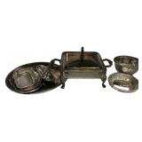 Silver Plate Serving Pieces Lot of 6
