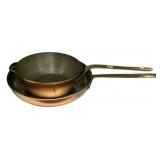 Copper Cookware Set - Two Pans