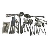 Assorted Silver Plate Flatware Pieces