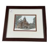 10.5"w,. 10" h. Randolph-Macon College Print by