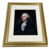 12"w., 15"h. George Washington Portrait Print Fr