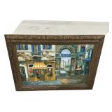 European Street Scene Oil Painting