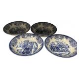 Royal Stafford English Transferware Cereal Bowls S