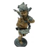 David Kay Bronze Winged Fairy Girl Figurine