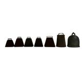 Cow Bells of graduated sizes